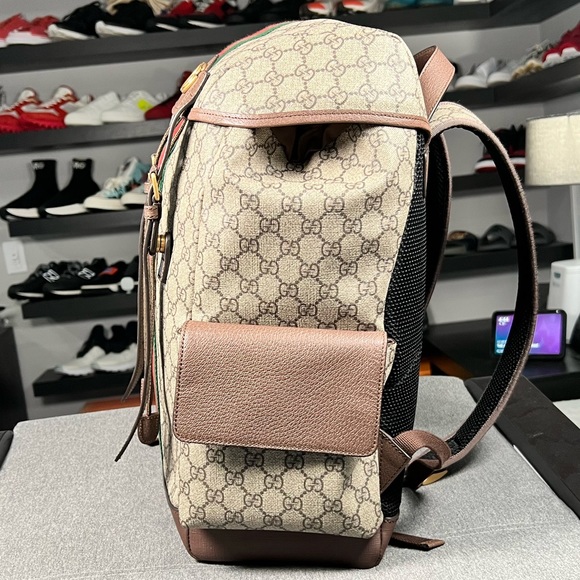 🛑SOLD🛑🍓GUCCI OPHIDIA GG MEDIUM BACKPACK🍓 - Picture 5 of 13